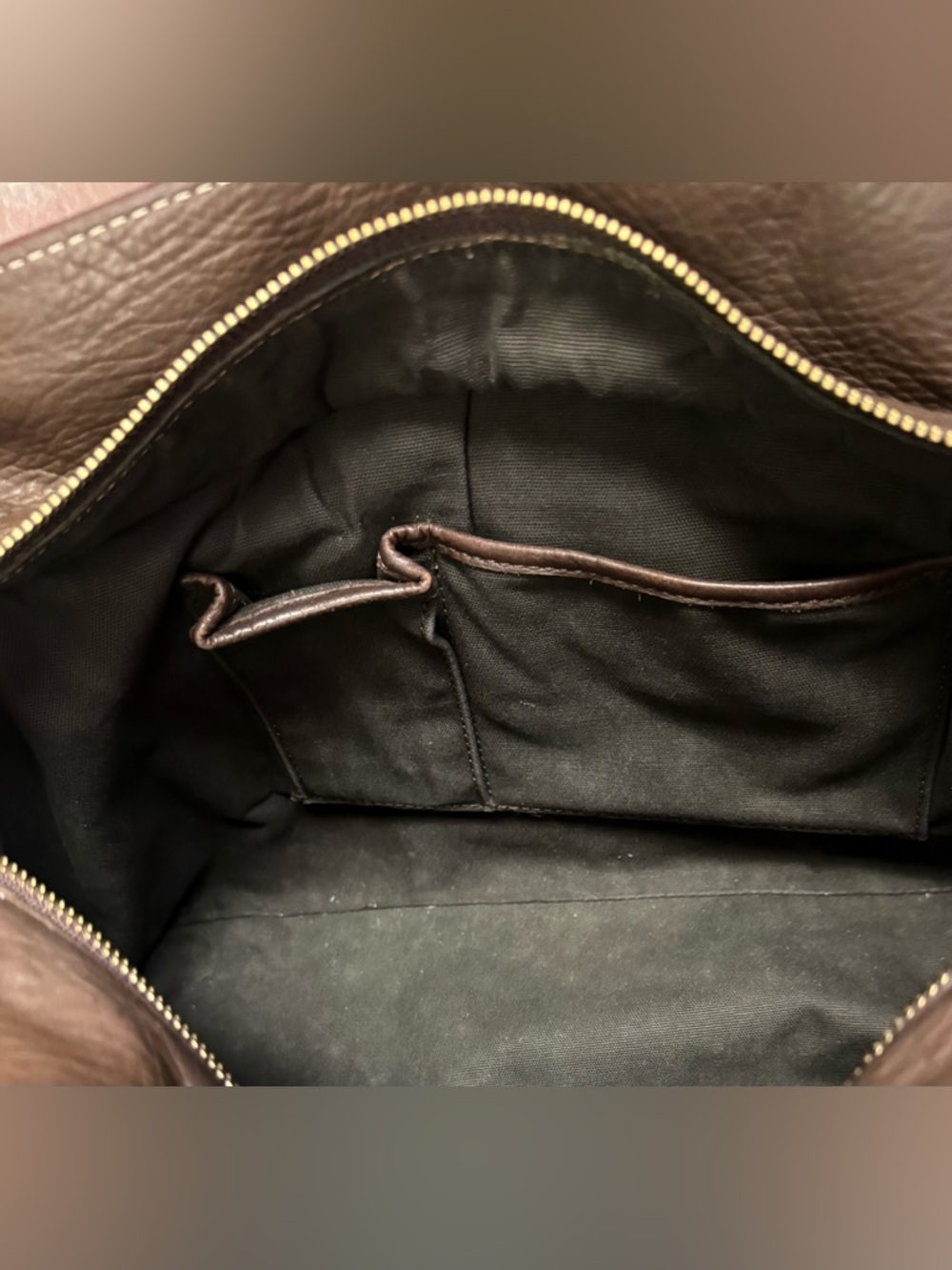 CELINE Boogie Brown Leather Bag - Picture 9 of 13
